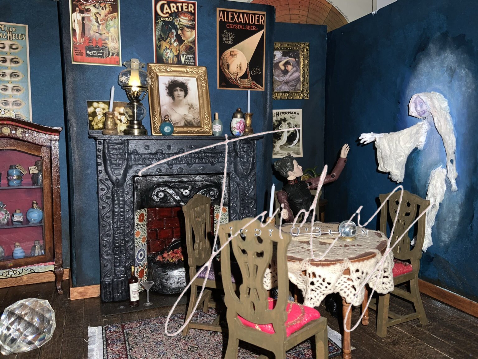 Closer view of Judy's second miniature interior