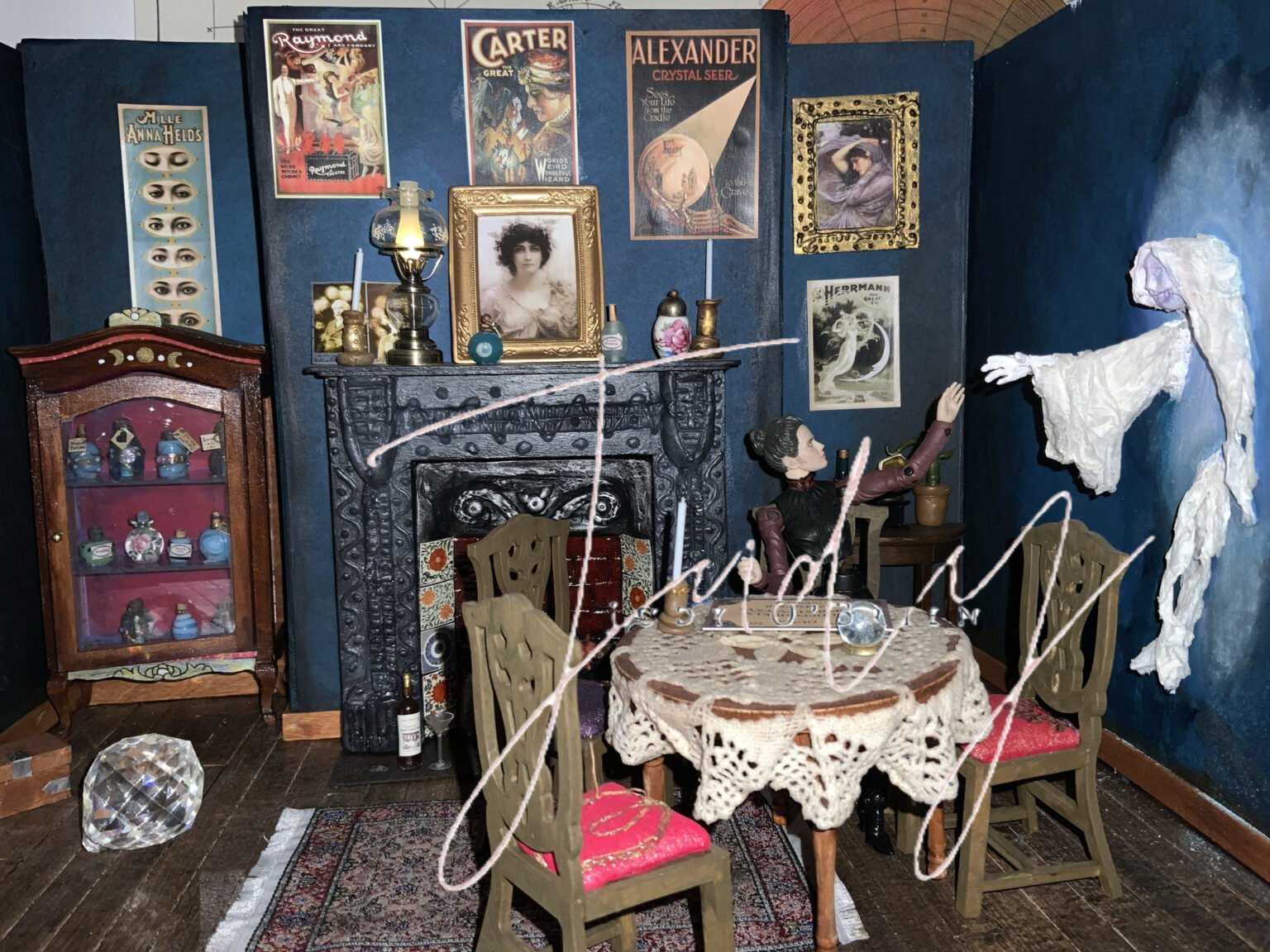 Wide view of Judy's miniature room